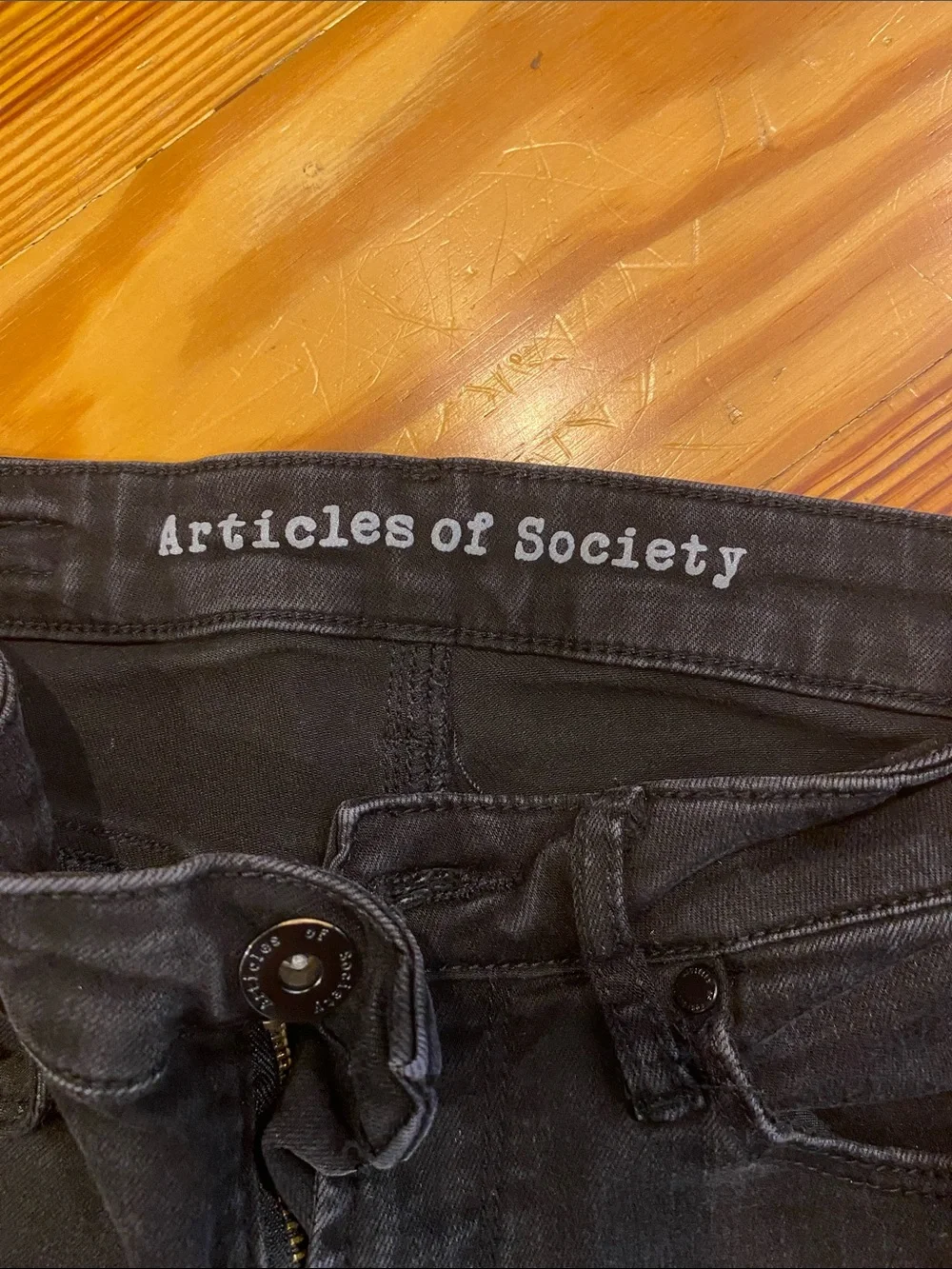 Articles of Society Black Ripped Skinny Jeans - Women's